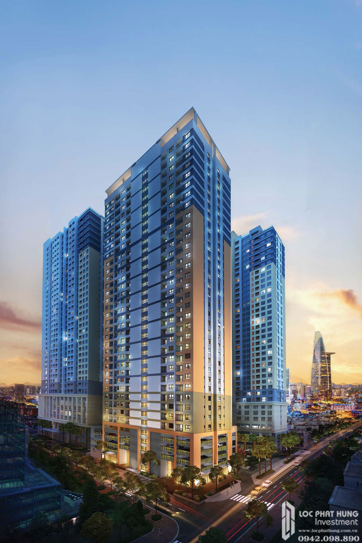 [District 1] A 2-bedroom apartment with fully furnished is available for rent at Soho Residence